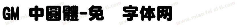 GM 中圓體字体转换